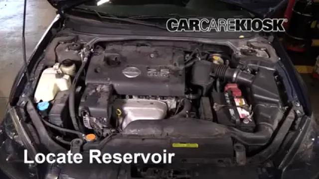 2005 Nissan Altima S 2.5L 4 Cyl. Liquide essuie-glace Ajouter du liquide